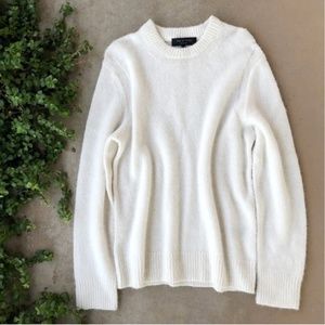 Rag & Bone White Alpaca Sweater in Women Size L